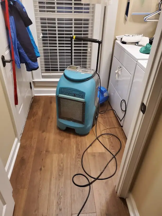 Commercial dehumidifier deployed for Flood Damage Cleanup in Antigo