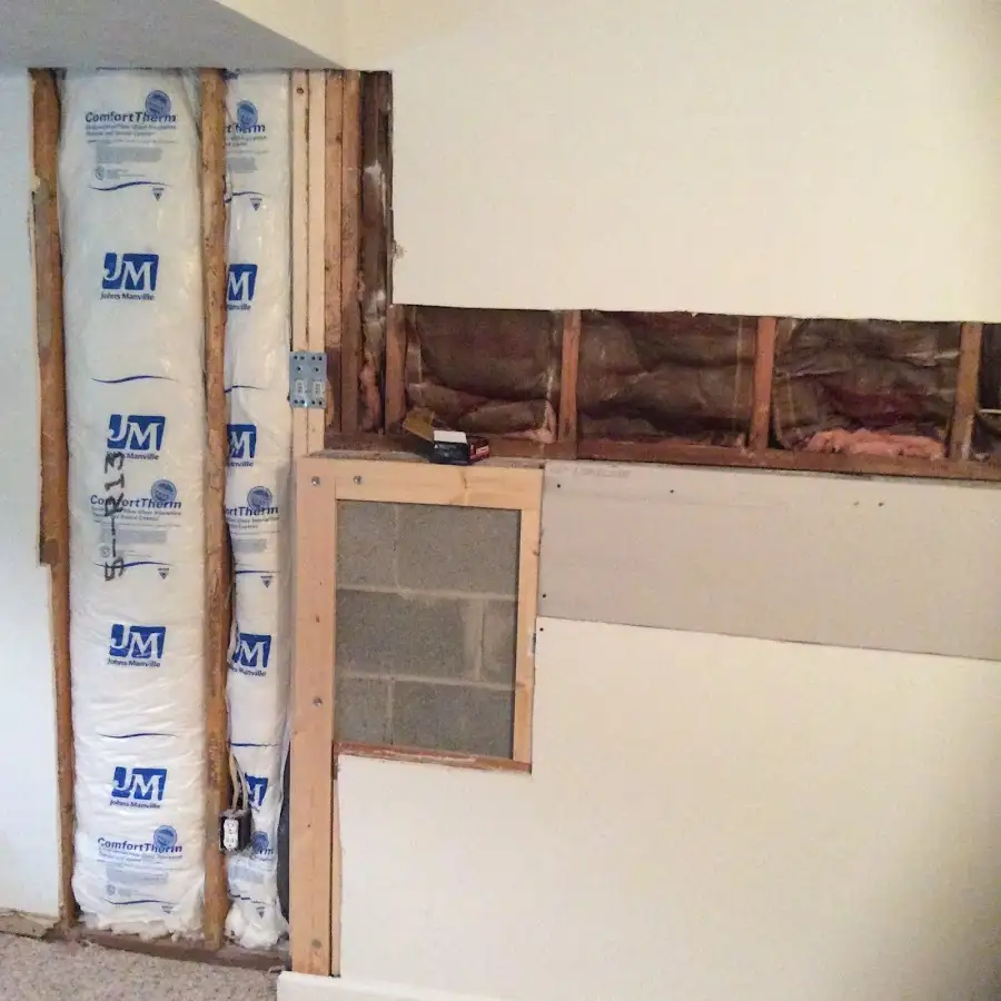 Wall insulation replacement during Structural Drying in Antigo